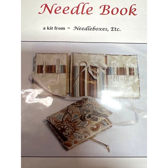 Needle Book Kit From Needleboxes Etc. - Includes Pre-Cut Mat Board & Instruction - Picture 2 of 3